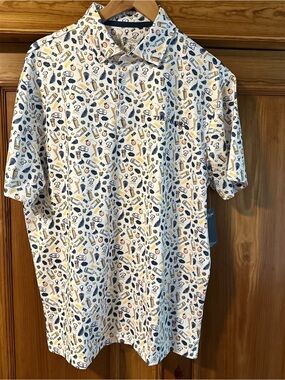 Barstool Golf THE PLAYERS Polo Shirt Mens XLarge White Florida
Garb Cocktail NWT